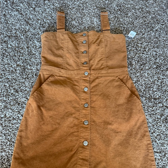 Denim corduroy button up dress from gap - Picture 1 of 7